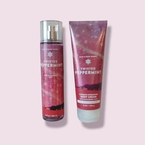 Bath and Body Works Twisted Peppermint Set